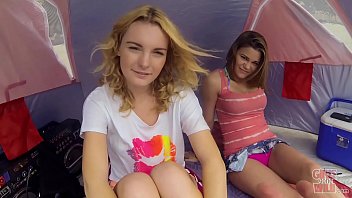 GIRLS GONE WILD - Young & Gorgeous Lesbians Have Sex On The Beach